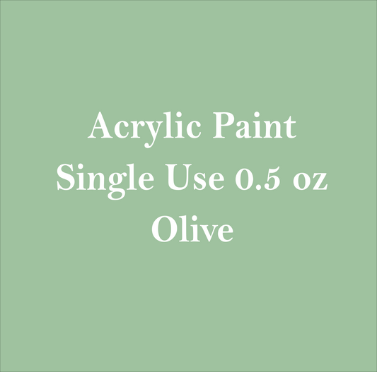 Olive- Mini Bottle Paint