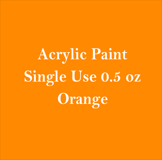 Orange- Mini Bottle Paint