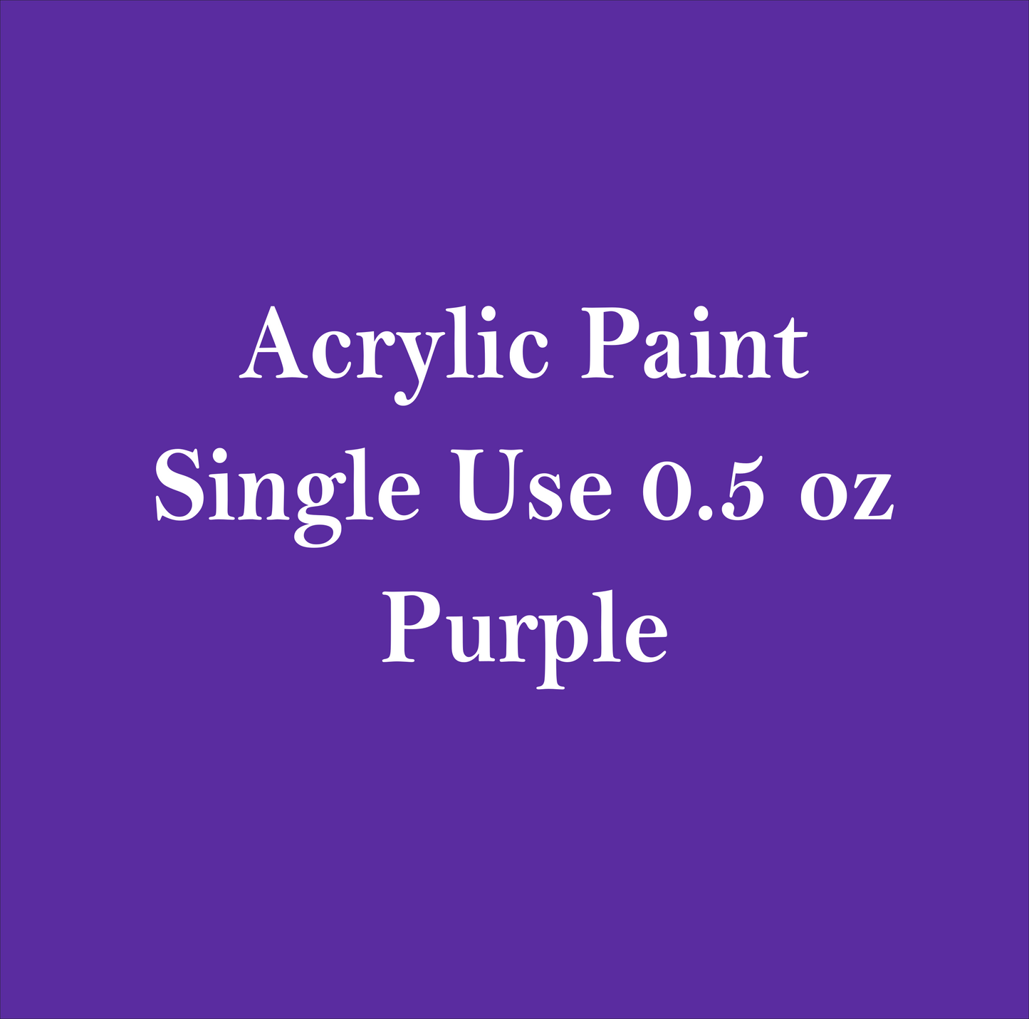 Purple- Mini Bottle Paint