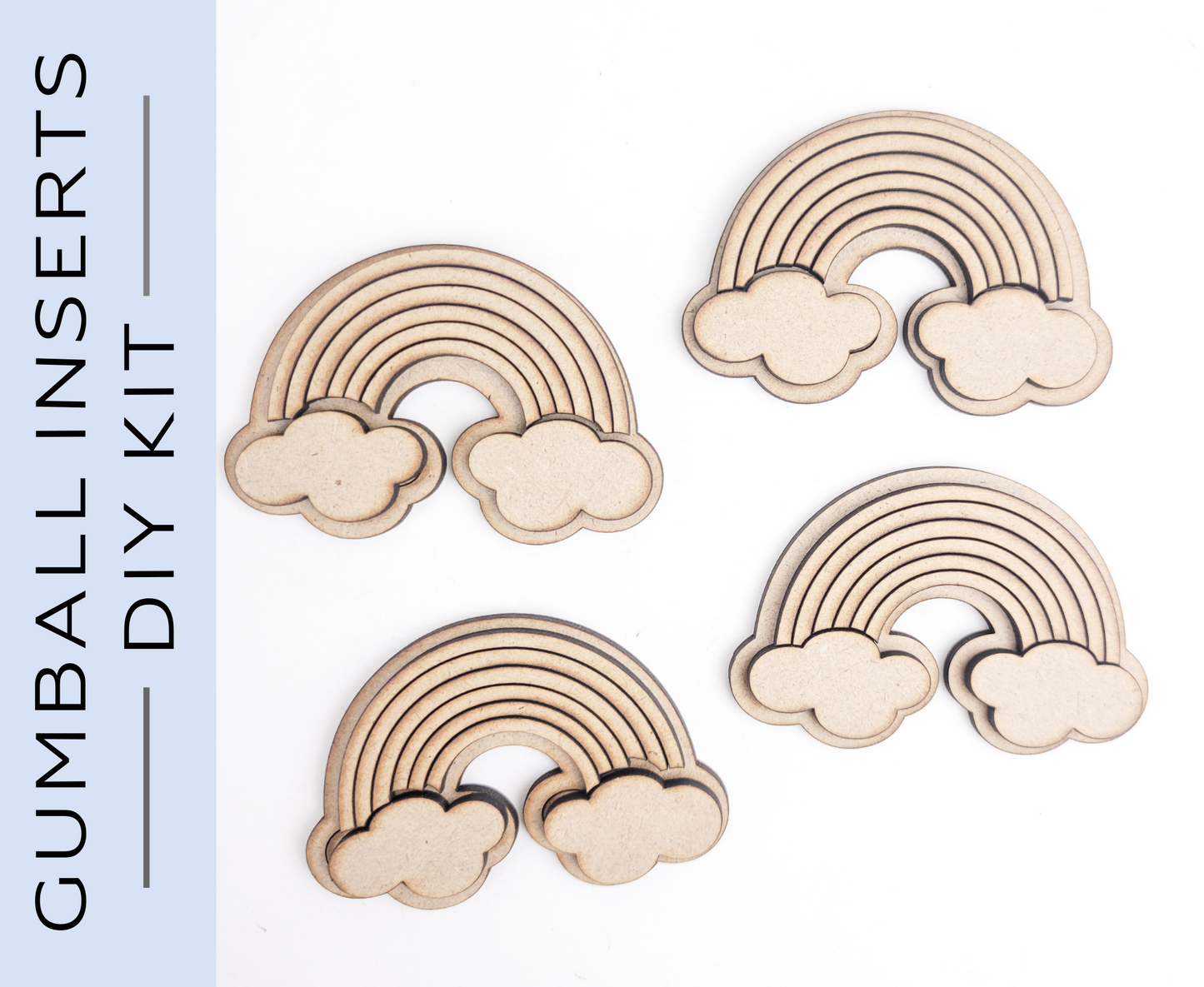 Rainbows St. Patrick's Day Gumball Jar Filler