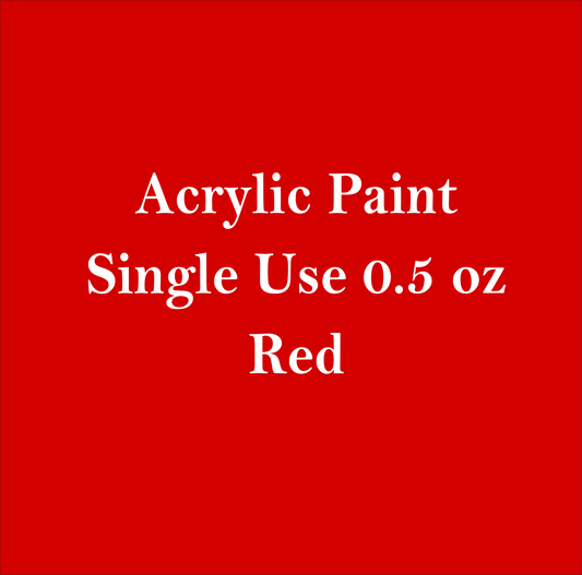 Red- Mini Bottle Paint