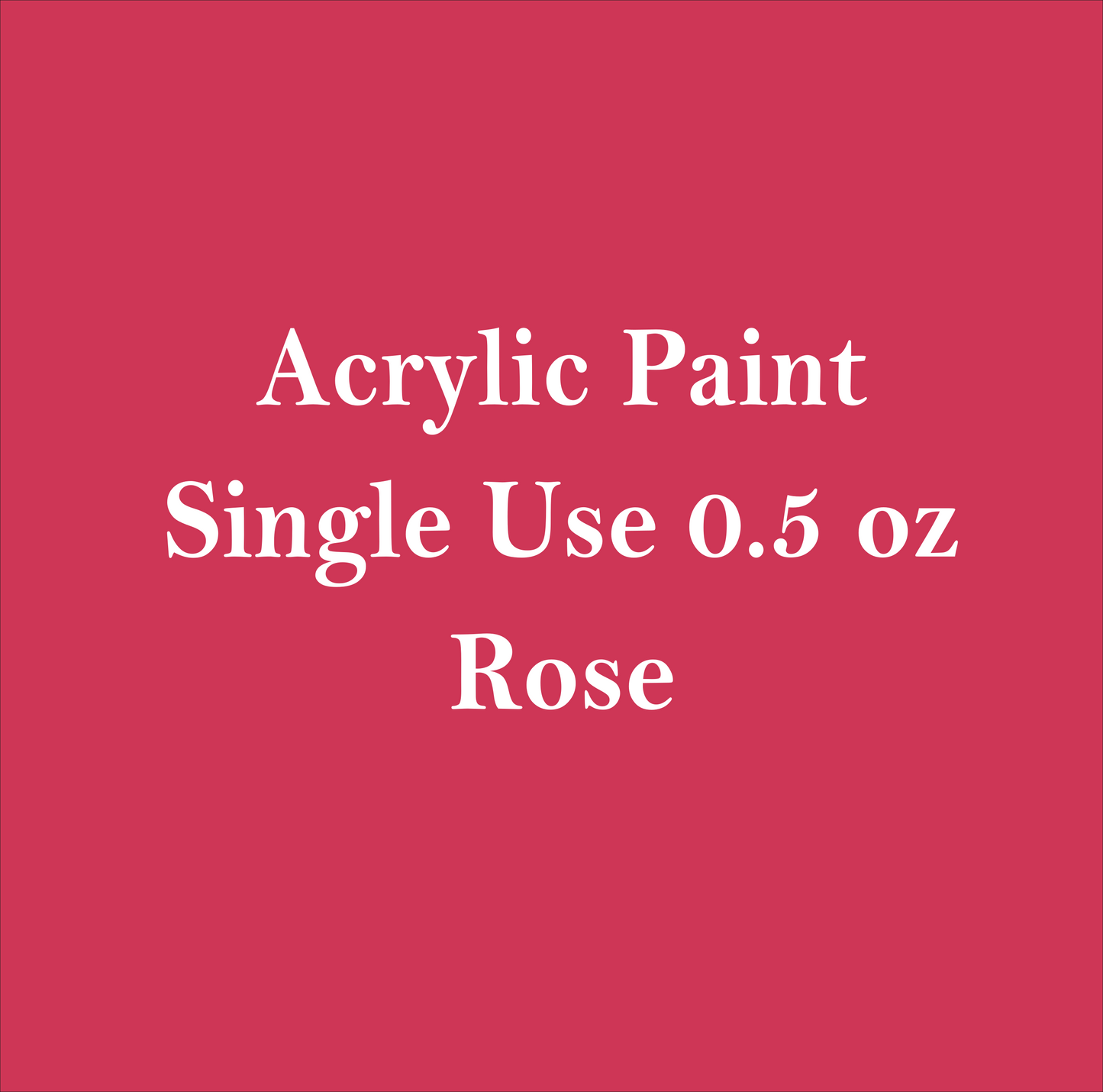 Rose- Mini Bottle Paint