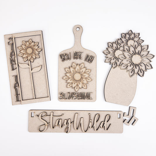 Sunflower Crate Inserts DIY Kit