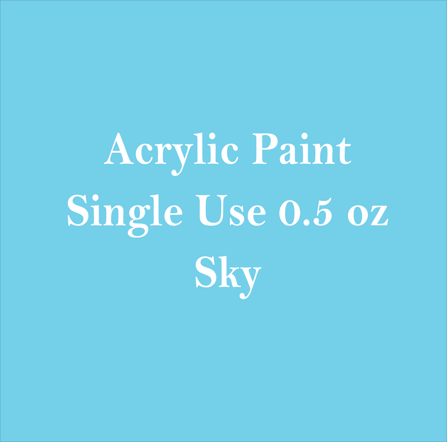 Sky- Mini Bottle Paint