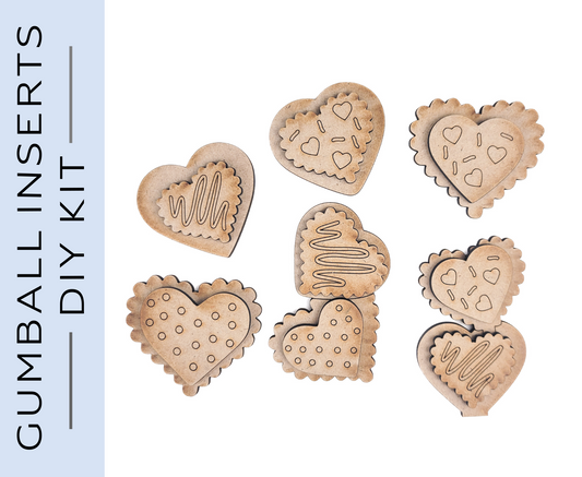 Valentine's Day Cookies Gumball Jar Filler