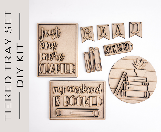 Weekend is Booked Tiered Tray DIY Paint Kit