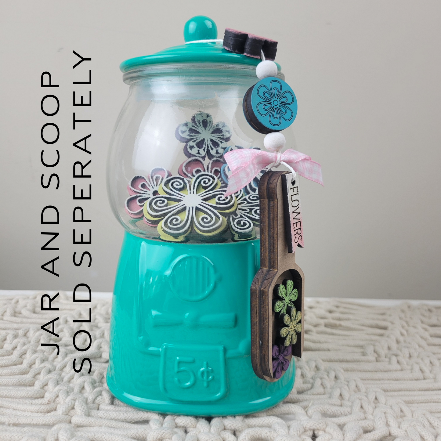Spring Flowers Gumball Jar Filler