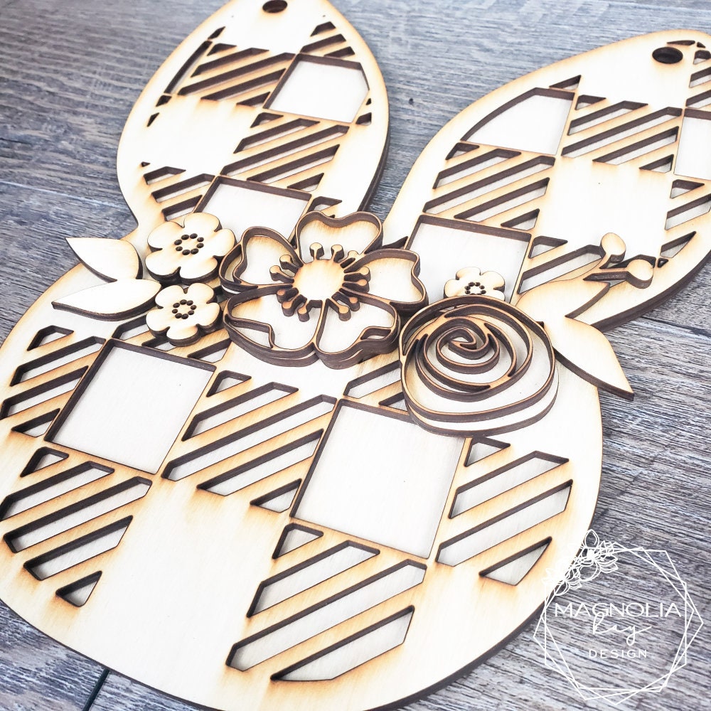 Bunny Door Hanger DIY Paint Kit