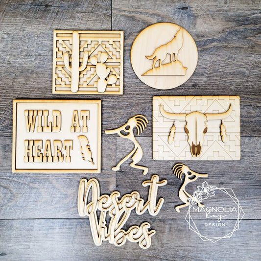 Southwest Desert Vibes Tiered Tray DIY Paint Kit