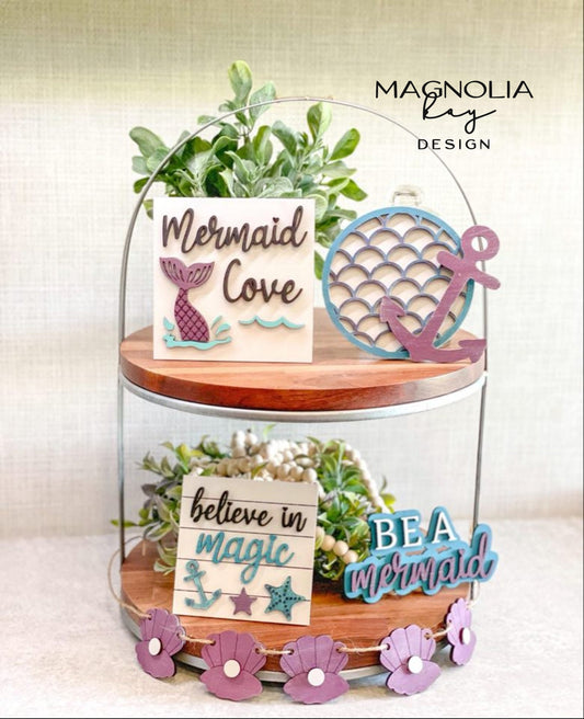 Be A Mermaid Tiered Tray Paint Kit