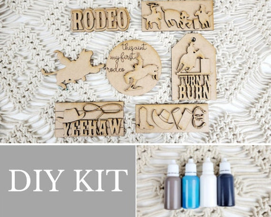 Rodeo Tiered Tray DIY Paint Kit