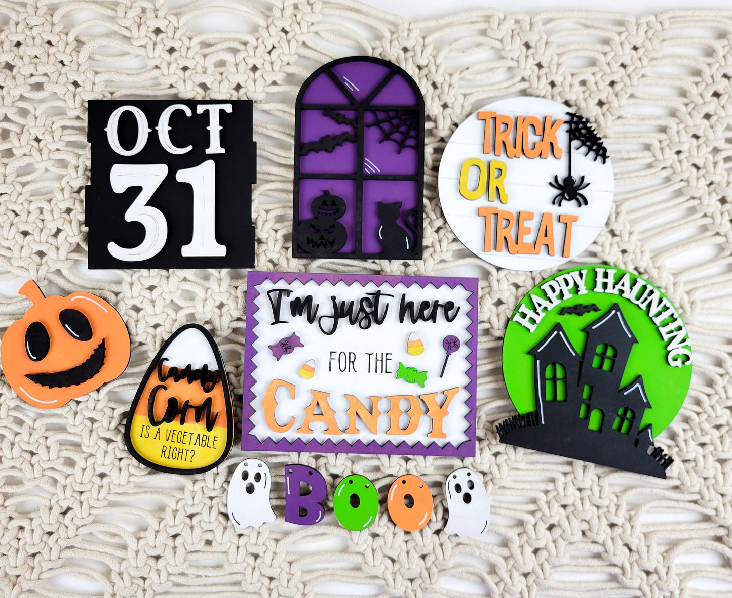 Halloween Tiered Tray DIY Paint Kit