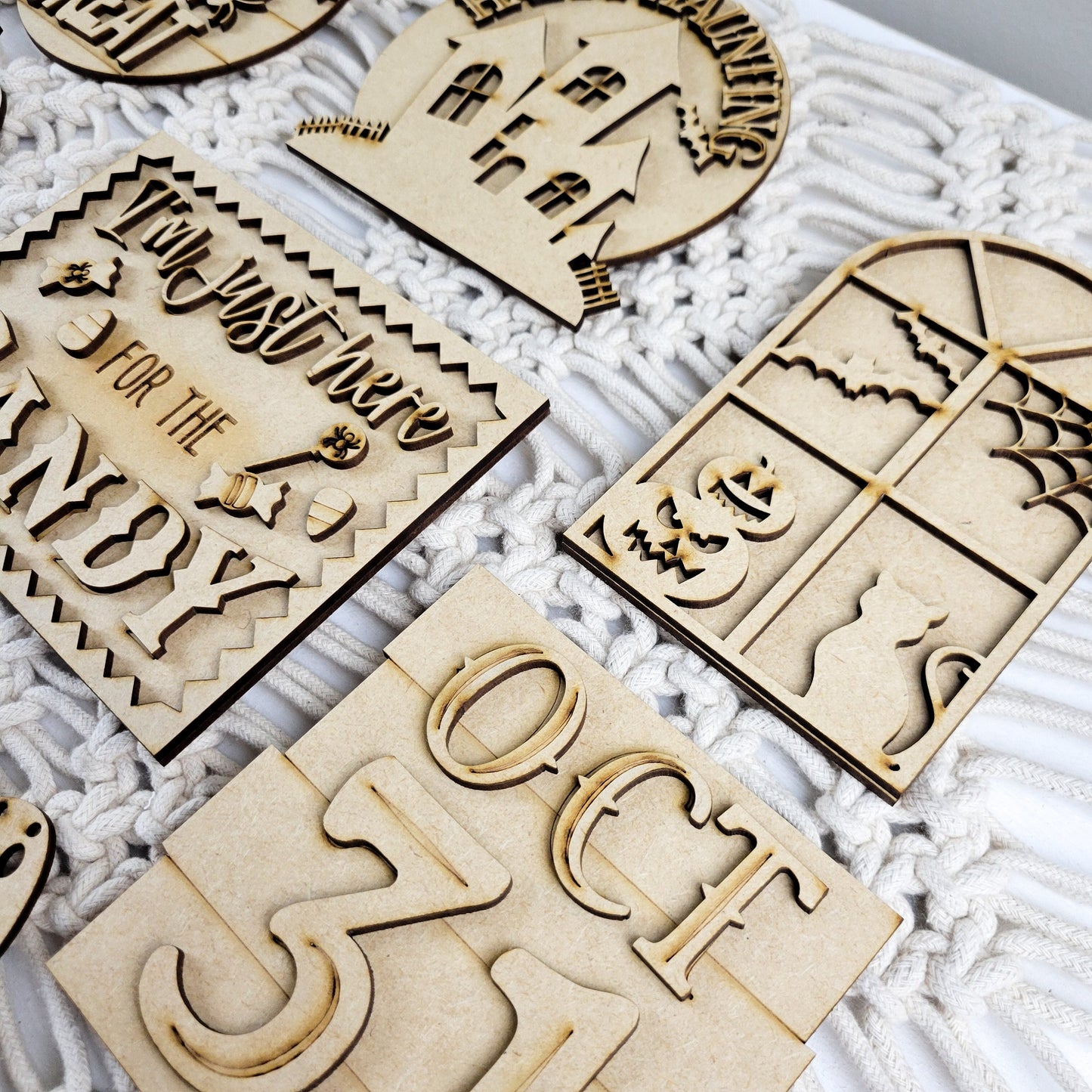 Halloween Tiered Tray DIY Paint Kit