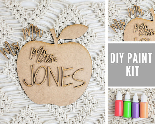 Teacher Sign DIY Paint Kit