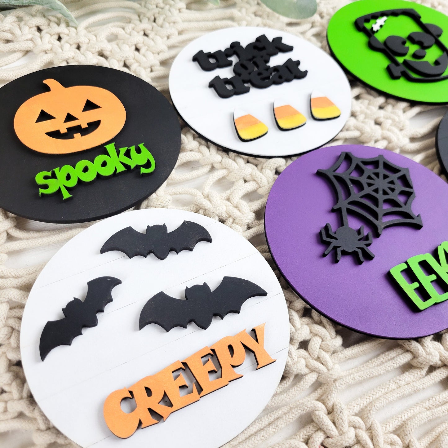Halloween DIY Kids Mini Sign Kit
