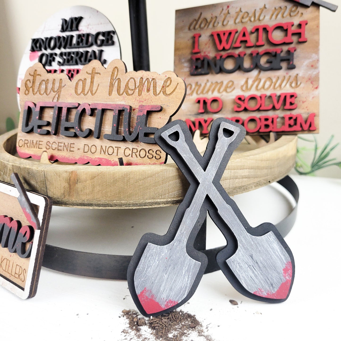 Serial Killer Tiered Tray DIY Paint Kit