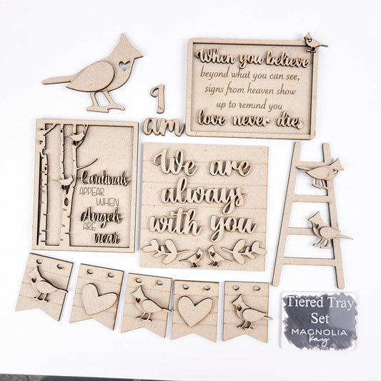 Cardinal Tiered Tray DIY Kit