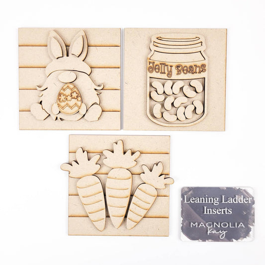 Gnome Bunny Easter Square Tiles