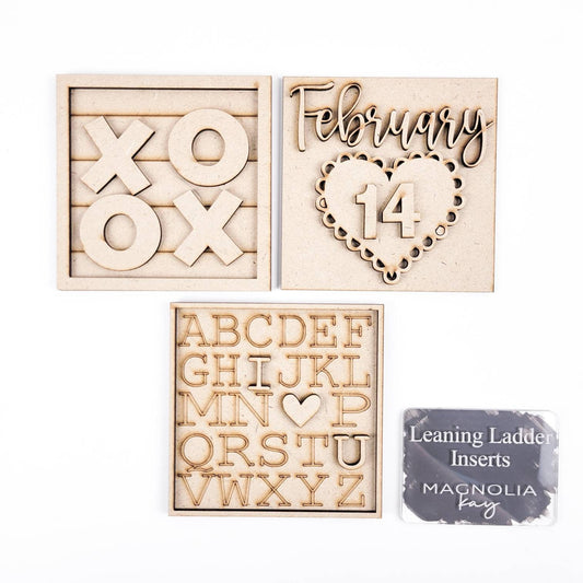 February 14 Valentine's Day Square Tiles