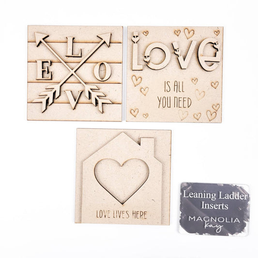 Boho Valentine's Day Square Tiles Paint Kit