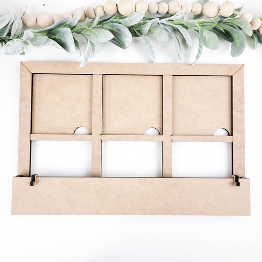 Window Decor DIY Compatible with Square Tiles and Tiered Tray Pieces
